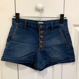Sneak Peek High Rise Denim Jean Shorts